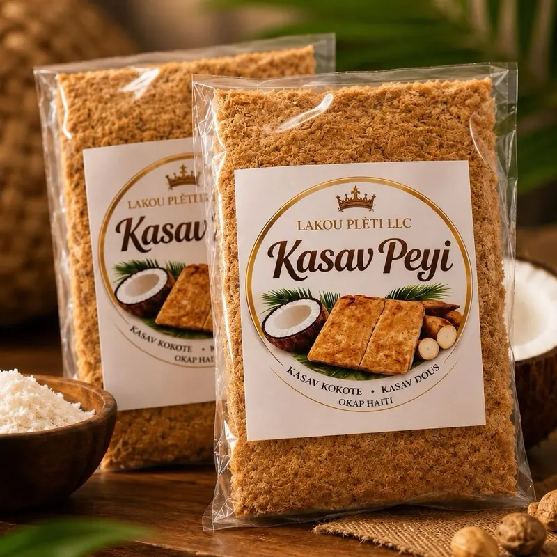 Kasave Kokoye & Kasave Dous Seasoning Spice, Flavor-Enhancing Condiment for Culinary Use