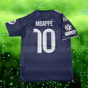 25 26 Away No.10 Mbappe Short sleeve Soccer Jersey