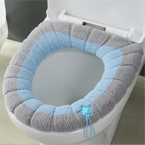 Thick Soft Toilet Seat Cover with Handle, Durable Bathroom Accessory, Comfortable & Stylish Design, Easy Install Solution, Toilet Seat Protector, Toilet Accessories Cover, Home Goods
