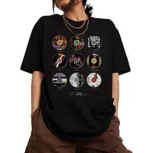 2Pac Album Shirt, Unisex Cotton Rapper Shirt, Hip Hop 90s Legends Shirt, Rapper Merch Gift For Fan