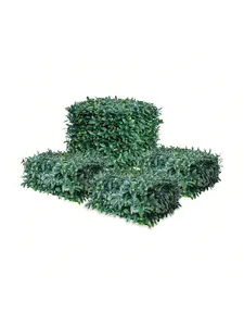 Artificial Wall Panels 20 x 20 Inch Grass Wall Panels with 20 Zip Tiles Greenery Backdrop Privacy Screen for Indoor and Outdoor Decor12 Pack-Daisy Flower Decorative Fruit Fake Ivy Vine Decoration