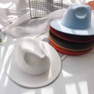 Solid Stiff Fedora High-top Fedora Hat – Stylish Hair Accessory, Elegant Design, Comfortable to Wear