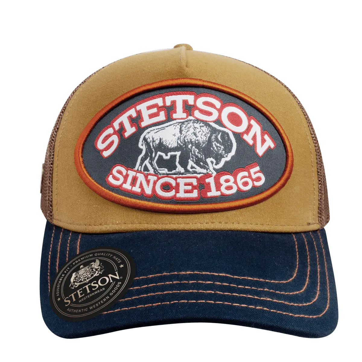 Original Stetson Authentic Trucker Hat Brown 