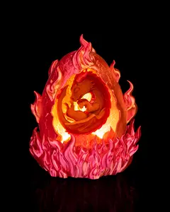 Flameborn Dragon Egg Lamp – 3D Printed Dragon Table Lamp with G9 LED Light