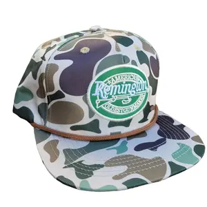 Remington Rope Camo Snapback Hat for Men