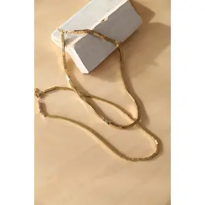 Rae: Vintage Fold Chain Necklace