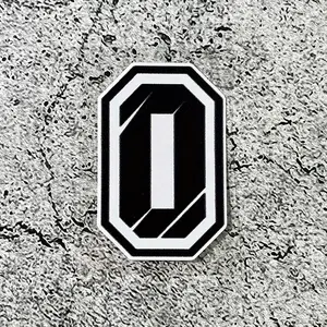 1 PC of creative number sticker 0123456789 - eye-catching black and white high contrast design, waterproof and durable self-adhesive Car Decal sticker suitable for motorcycles, car rear bumpers, laptops, water bottles DIY customization Sticker for Cars
