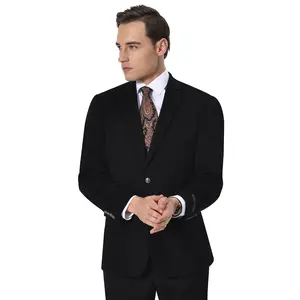 P&L Men's Casual 2 Buttons Classic Fit Suit Jacket Wool Blend Autumn Sport Coat Menswear