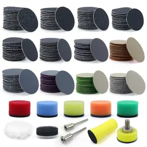 191 Pcs 1 Inch Sanding Discs Hook and Loop 60 to 10000 Wet Dry Sandpaper with 1/8" Shank Backing Pad,Polishing and Interface Pad Set for Drill Grinder Rotary Tools and Wood Metal Jewelry,Tools & Hardware