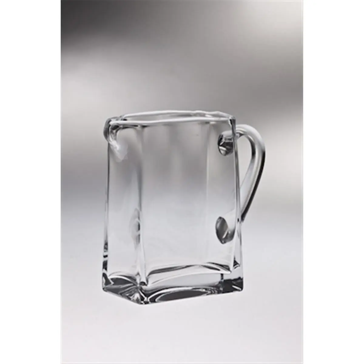 212 MAIN 32 oz Mouth-Blown European Rectangular Glass Pitcher - High-Quality Dishwasher-Safe Classic Kitchen Drinkware for Beverage Serving, Perfect Gift for Any Occasions