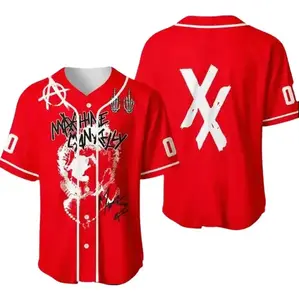 Lost Americana Vintage Baseball Jersey Retro USA Flag Graphic Button Up Shirt