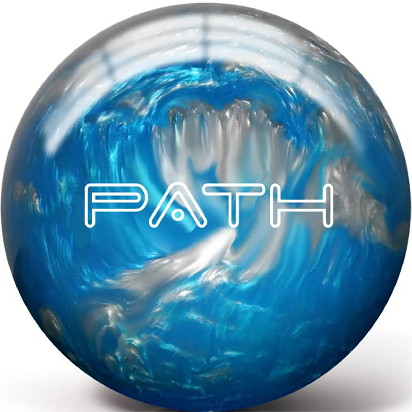 Pyramid Path Bowling Ball (Aqua/Silver) Pyramid Path Bowling Ball (Aqua/Silver)
