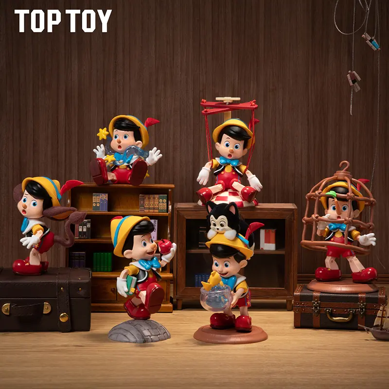 TOPTOY Disney Pinocchio Growth Diary Series Model Figure Blind Box, Collectible Action Figure for Holiday Home Decor, Birthday Gift tiktokshopbacktoschool