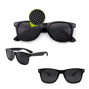 2-Pack 2025 New Unisex Pinhole Vision Correction Glasses - Durable PC Material,Portable Design,Anti-Fatigue Eyewear,Ideal for Daily Use & Travel,Pinhole Technology Lightweight