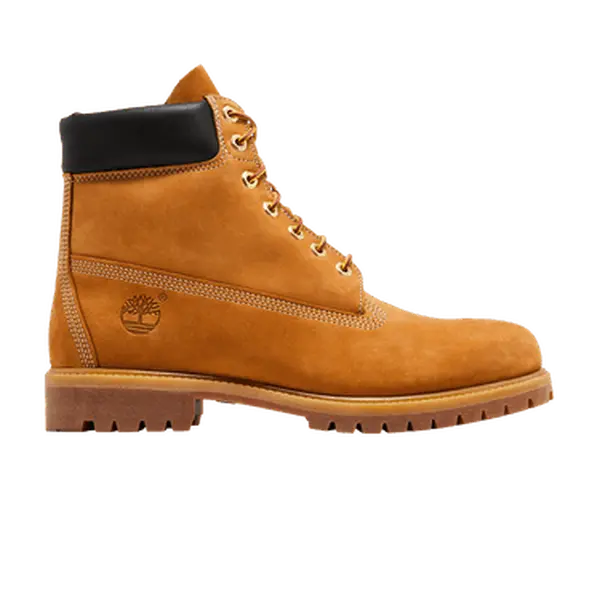 Timberland 6-Inch Premium Leather Boot - Wheat, Water-Proof Walking Shoe, Outdoor Sports Footwear, Walking Shoes