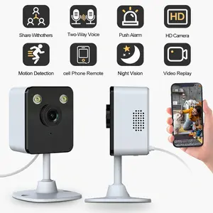 HD Smart Home Surveillance WiFi Camera, Cell Phone Remote Monitoring, Infrared Night Vision, Voice Intercom, Wireless Camera, Wifi Indoor Camera