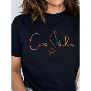 Cross Stitch Shirt, cross stitch, cross stitch gift, funny cross stitch, sewing shirt, cross stitching.Short-Sleeve Unisex T-Shirt for man and women