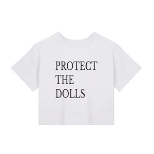 Protect The Dolls Crop Top, Pride Month, Activist tee, Unisex Tee, Trendy Statement Piece, Viral, Trans Rights, Baby Tee