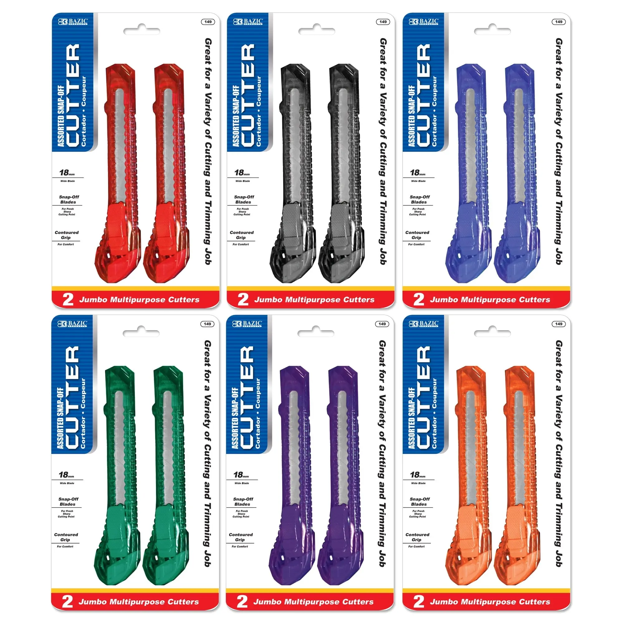 DDI 2341521 Jumbo Multipurpose Cutter (2/Pack) Case of 24