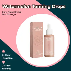 Watermelon Sunless Tanning Drops for a Natural, Streak-Free Glow! Hydrating, Buildable & Easy to Mix with Any Skincare. Get a Fresh Summer Tan Without Sun Damage. TikTok Viral Glow Booster—Your New Daily Must-Have!