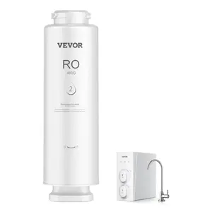 【FathersDayGift】VEVOR Reverse Osmosis System,  400 GPD 9-stage Reverse Osmosis Water Filter Replacement, RO Filter Cartridge for 24 Months, Reduces Lead, Chlorine, Rust, Compatible with SS-001 Under Sink Water Filter