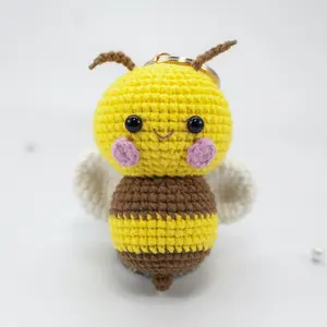 Crochet small keychain , Crochet animal keychain, Handemade keychain