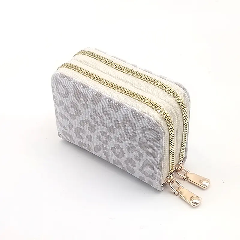 Women's RFID Blocking Leather Wallet, Fashionable Durable Multi-Slot Large Capacity Foldable Wallet with All-Over Print Oriental Design, Zipper Coin Pouch, Luxury Minimalism Daily Essential Women's Bag & Accessory for 2026, Fashionable Wallet outdoorfun