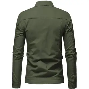 Men's Denim Jacket Casual Regular Fit Button Down Long Sleeve Jean Trucker Jacket