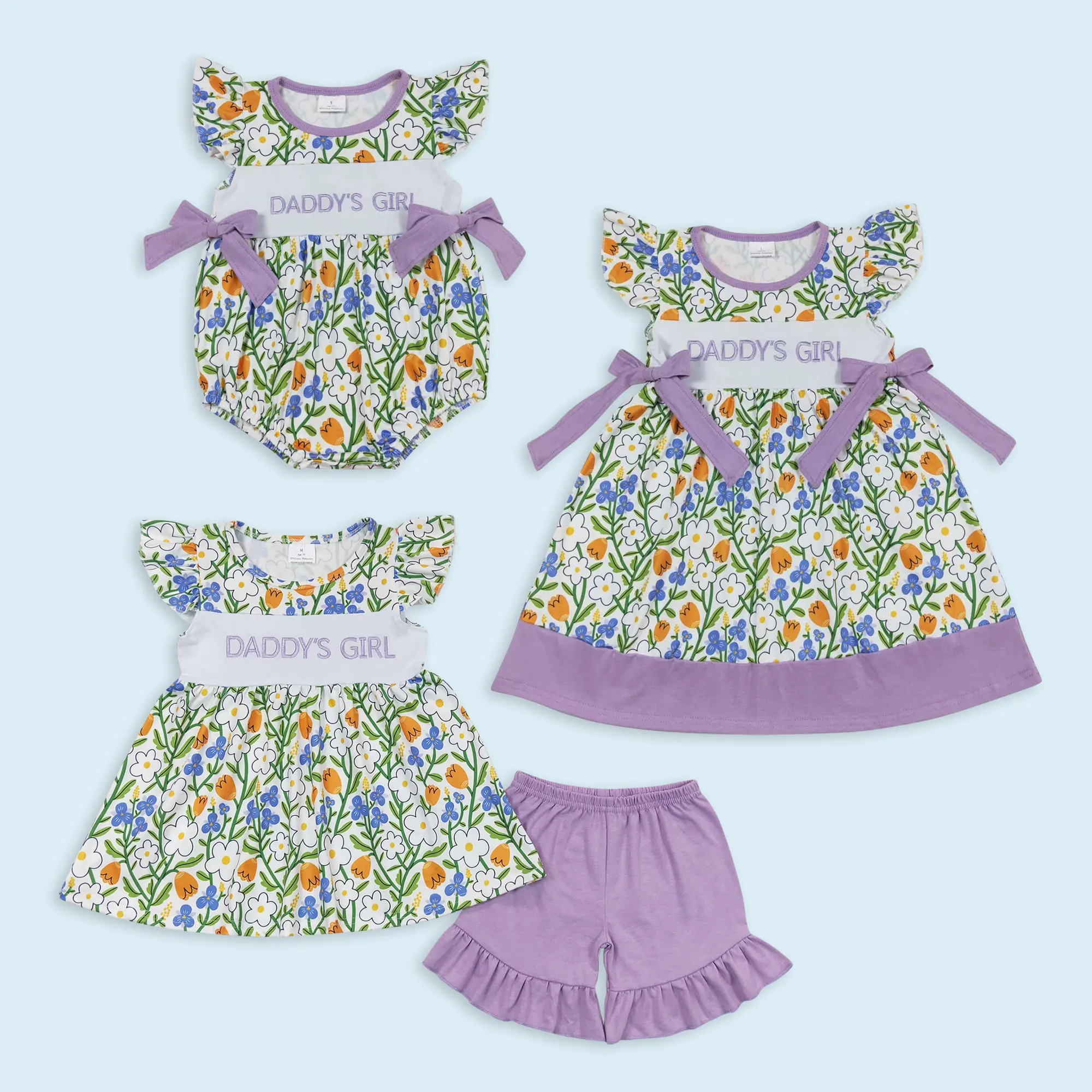 Daddys girl floral summer clothes Daddys girl floral summer clothes