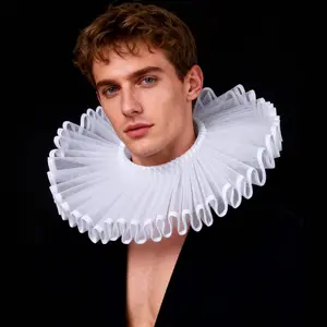 Carnival exaggerated clown ruff collar, two-dimensional cos accessories retro court aristocratic literary fake collar