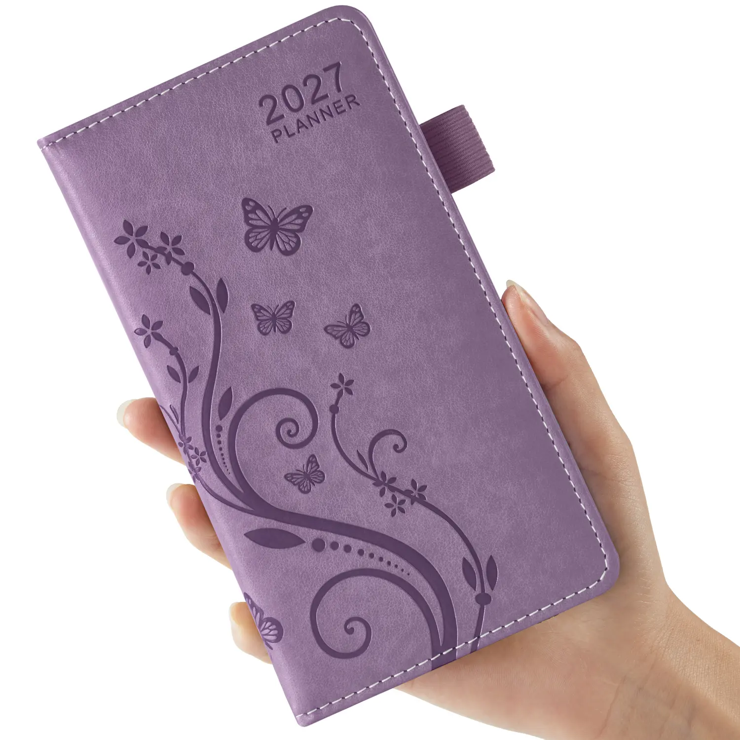Small Planner/Calendar 2027, A6 Pocket Planner Weekly and Monthly from January 2027 - December 2027, 3.8" X 7", with Monthly Tabs, Inner Pocket, Small Personal Calendar Book for School Office Work