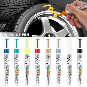 Car Paint Scratches Repair Brush Pen Waterproof Water Paint Marker Pen Car Tire Tread Care Automotive Black White Red Silver 2026 For your cars