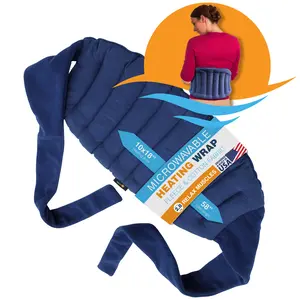 Microwavable Lower Back & Shoulder Joint Heating Wrap With Straps