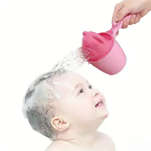 Innovative Shampoo Rinse Cup for Eye Protection, Essential Safety Tool, Unisex Design, No Batteries Needed, Dimensions 10x10.7cm, Shower Hair