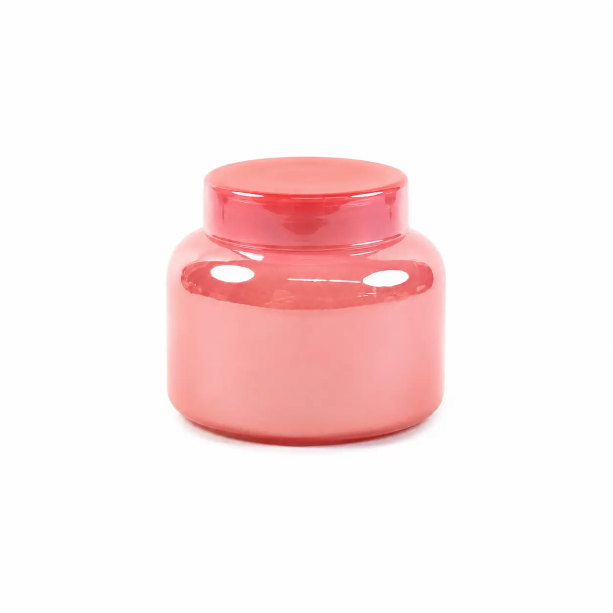 NOVA Magenta Iridescent Candle Jar with Lid | Luxury Candle Vessel