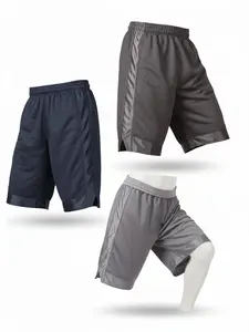 3 Men's Basketball Shorts – Mesh Workout Gym Sports Active Running Athletic Pants with Pockets Regular Athleisure Premium