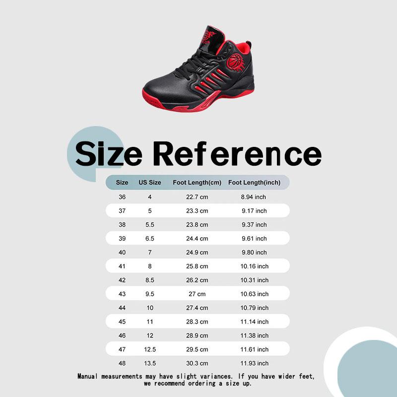 Ubetif Men's Fashionable Sports Shoes with Anti-Slip Soles Shock-Absorbing Rebounding Properties Durable Wear-Resistant Basketball Shoes for Boys and Men