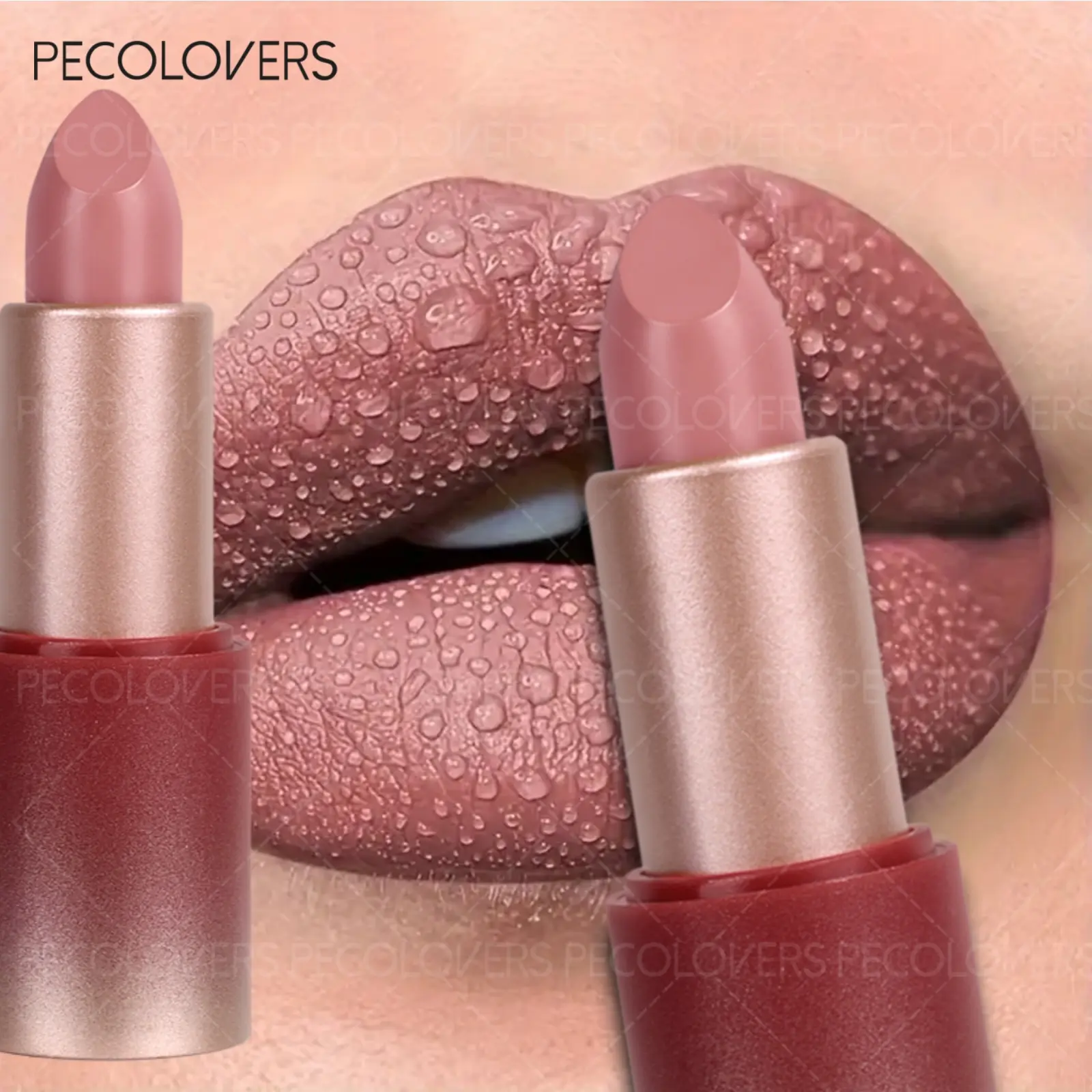 1PC Waterproof Long-Lasting Matte Lipstick,High Pigment,Wedding & Music Festival Cosmetic Makeup Gift for Women,Long Lasting Lipsticks,Matte Pigmented,Lip Products Makeup