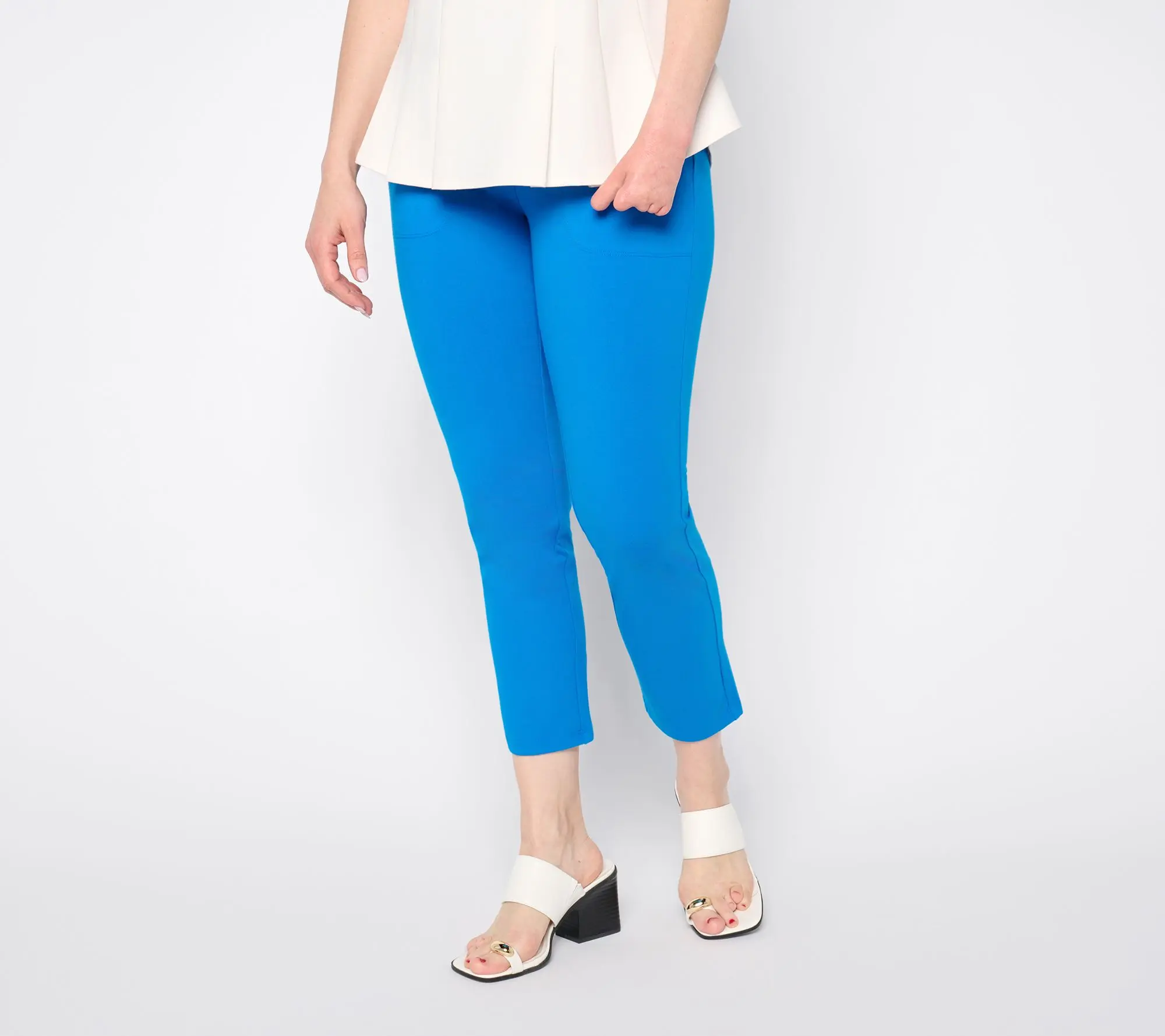 Women with Control Petite 86/14 Slim Leg Crop Empower Pant