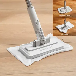 Mini Multi-Functional Mop, Clips Face Towel, Clips Cloth, Reusable, Automatic Paper Change, Static Mop, Home Cleaning Tool