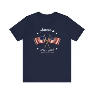 Made in America Shirt America 250 Patriotic USA Flag Tee