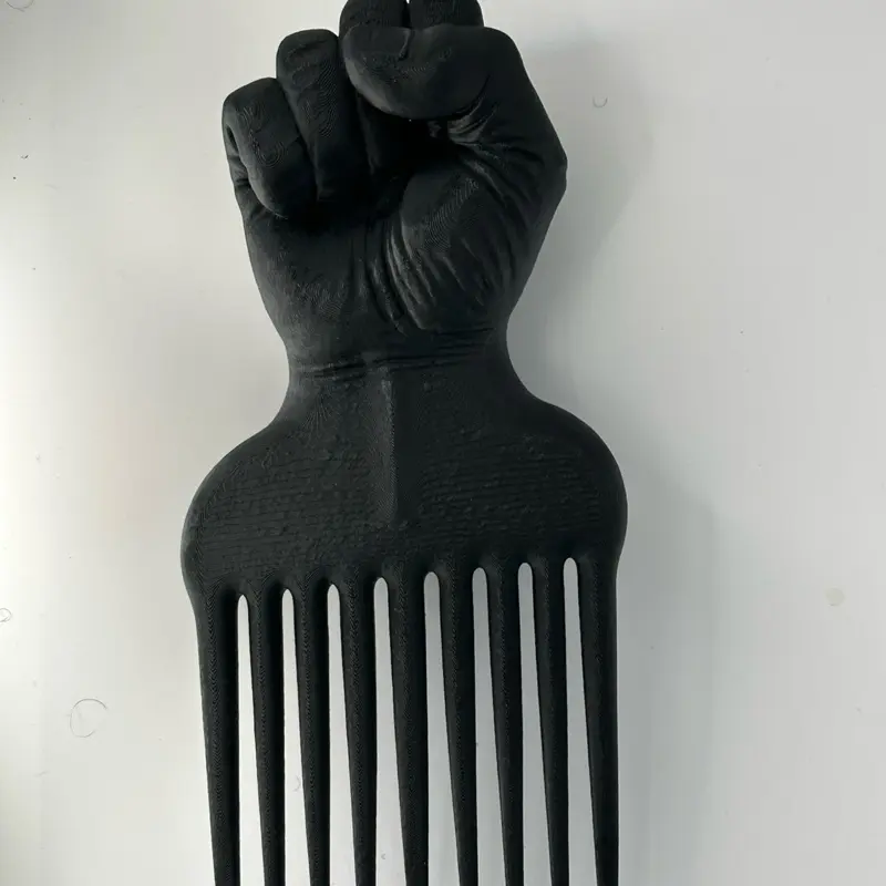 Giant Black Fist Pick Giant Black Fist Pick