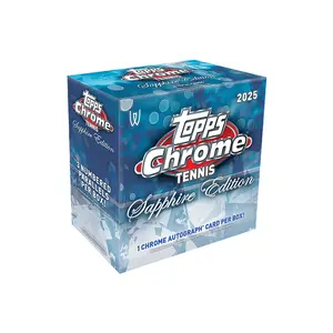 2025 Topps Chrome Tennis Sapphire Edition Hobby Trading Cards