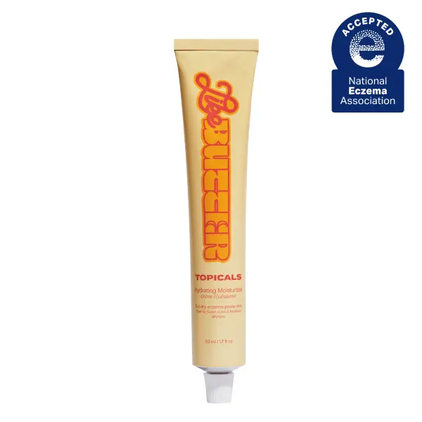 Eczema Relief Daily Cream with 1% Colloidal Oatmeal, Turmeric & Ceramides - Barrier Repair Face Moisturizer for Dry, Sensitive Skin, Vegan, 1.7 fl oz, Ginseng, Hydrate, Body Care, Gentle Moisturizing