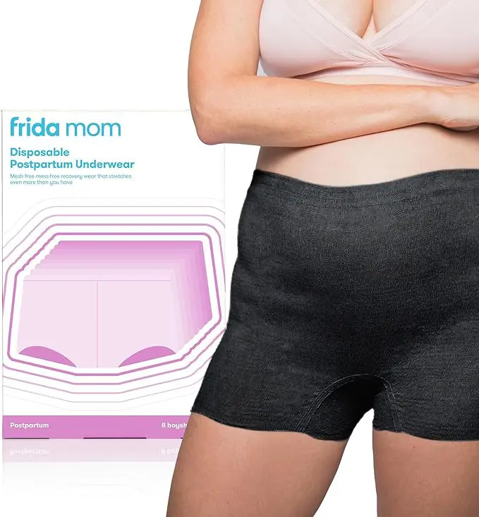 Frida Mom Postpartum Disposable Boy Short Underwear