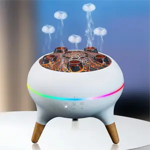 Jellyfish Diffuser Air Humidifiers,250ML Essential Oil Diffuser,Sound Pickup Ultrasonic Aromatherapy Diffuser Remote Control 7 Color Lights for Home Bedroom Office Hotel