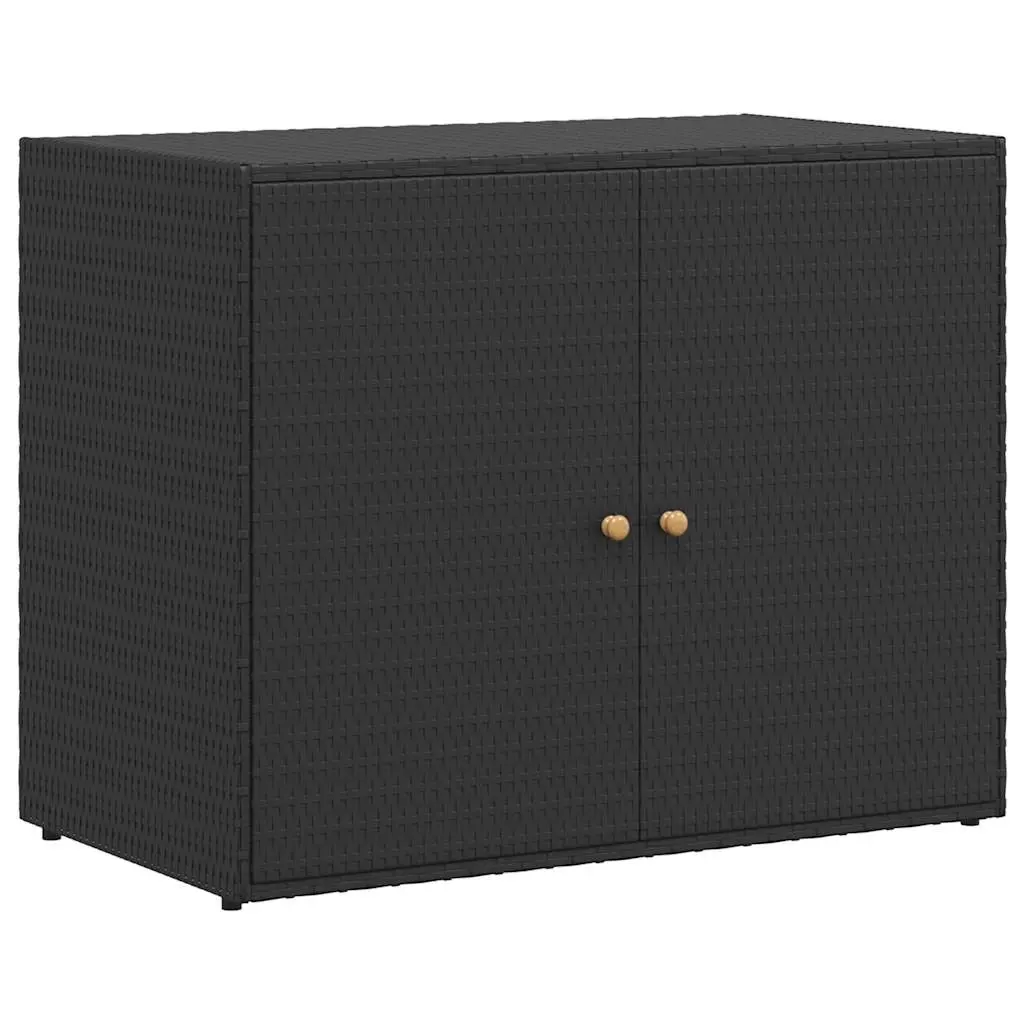 vidaXL Storage Unit Outdoor Storage Cabinet Patio Storage Box Poly Rattan 3029015