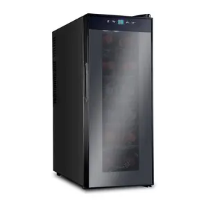 Ivation 12-Bottle Thermoelectric Black Wine Coo ler Ivation 12-Bottle Thermoelectric Black Wine Coo ler