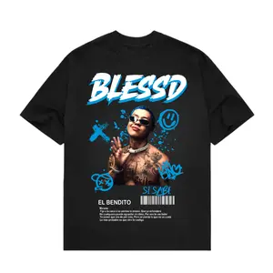 Blessd SI SABE Album Tour T-Shirt, El Bendito Latin Trap Streetwear Graphic Tee, Reggaeton Fans Unisex Shirt for Men Women, Urban Hip Hop Outfit Casual Concert Summer Everyday Wear