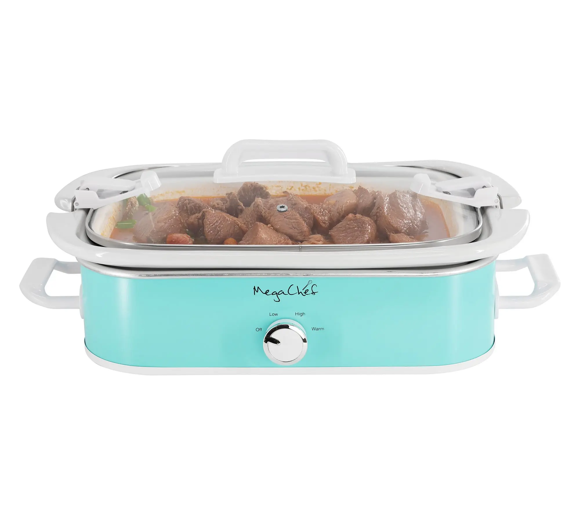 MegaChef 3.5-Quart Casserole Slow Cooker w/ 3 Temp Settings MegaChef 3.5-Quart Casserole Slow Cooker w/ 3 Temp Settings